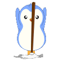 mop spin pengu Discord emoji — free animated GIF download