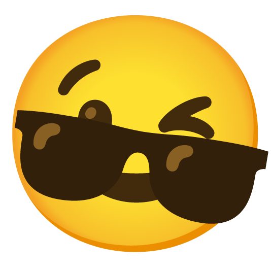 cool wink Discord emoji — free static PNG download