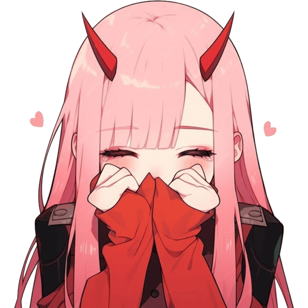 zerotwo shylove Discord emoji — free static PNG download