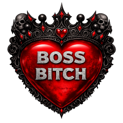 redbossbitchheart Discord emoji — free static PNG download