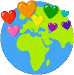 lgbtpride world love Discord emoji — free static PNG download