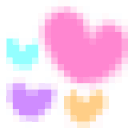 pastel hearts Discord emoji — free animated GIF download
