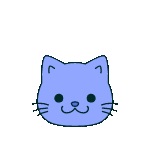 cutecatemoji blue Discord emoji — free animated GIF download