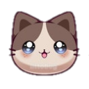 kitten 9 Discord emoji — free static PNG download