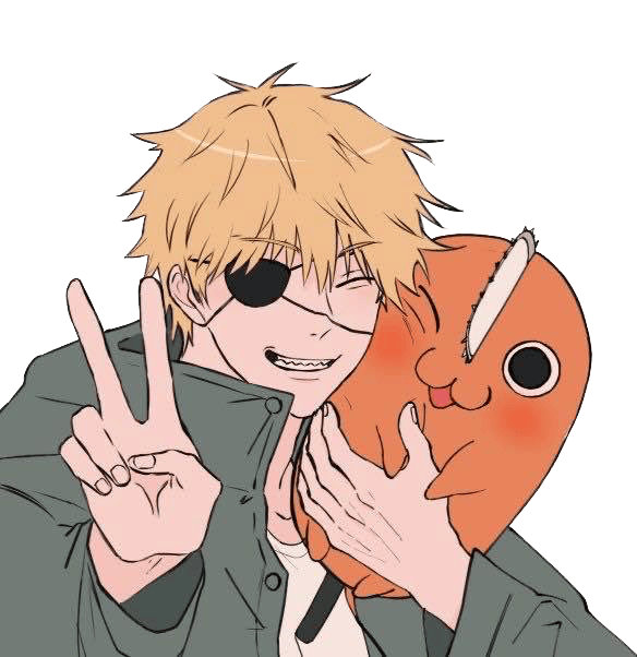 denji hug Discord emoji — free static PNG download