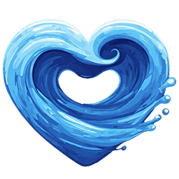 heart blue water1 Discord emoji — free static PNG download