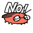 no kawaii roach Discord emoji — free static PNG download