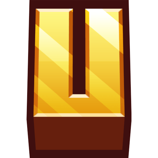 minecraft gold u Discord emoji — free static PNG download