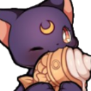 luna eating Discord emoji — free static PNG download