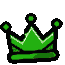 crown green Discord emoji — free animated GIF download
