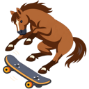 skateboardinghorse Discord emoji - free download