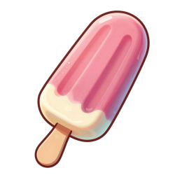 pink popsicle Discord emoji — free static PNG download
