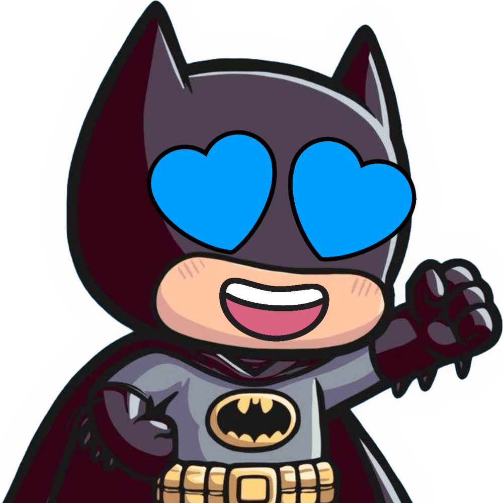 batman heartblueeyes Discord emoji — free static PNG download