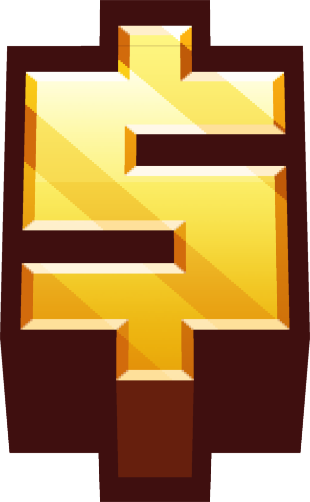 minecraft gold cash Discord emoji — free static PNG download