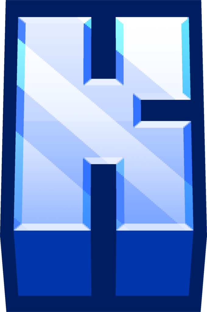 minecraft blue k Discord emoji — free static PNG download