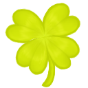gold clover Discord emoji — free static PNG download