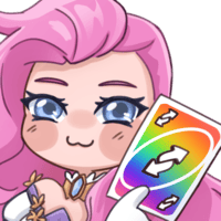 seraphine reverse uno Discord emoji — free static PNG download