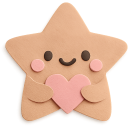 brown cute star Discord emoji — free static PNG download