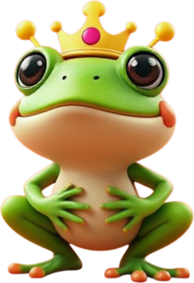frogking Discord emoji — free static PNG download