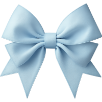 light blue bow Discord emoji — free static PNG download