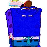 spongebob smugrainbow Discord emoji - free download
