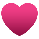 pink gradient heart Discord emoji — free static PNG download
