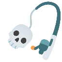 skull bait Discord emoji — free static PNG download