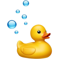 yellow duck Discord emoji — free static PNG download