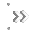 animated arrow white Discord emoji - free download