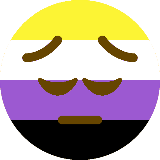 nonbinary pensive Discord emoji — free static PNG download