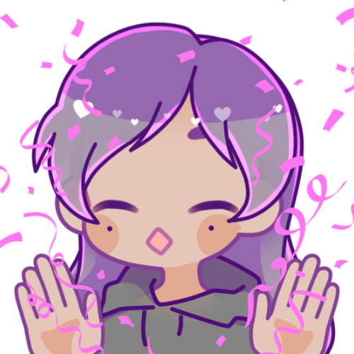 purple hair girl 2 Discord emoji — free static PNG download