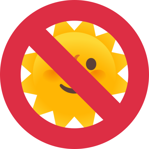 no sun Discord emoji — free static PNG download