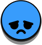 sad brawlstars pin Discord emoji — free static PNG download
