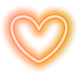 orangeneonheart Discord emoji — free static PNG download
