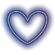 whiteneonheart Discord emoji — free static PNG download
