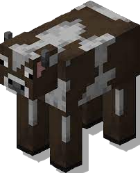 minecraft cow Discord emoji — free static PNG download