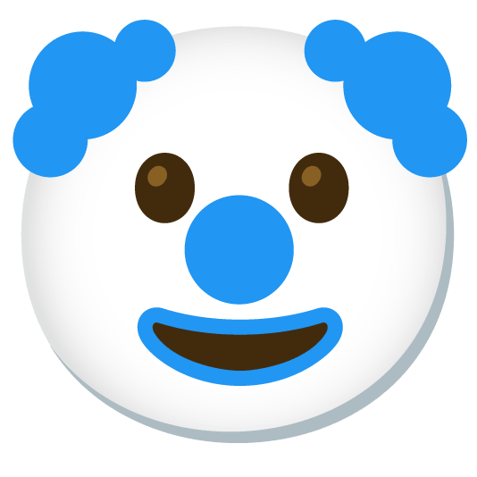 lightblueclown Discord emoji — free static PNG download