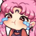 chibiusa crying Discord emoji — free static PNG download