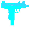 uzi lightblue Discord emoji — free animated GIF download