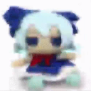 cirno plushie Discord emoji — free static PNG download