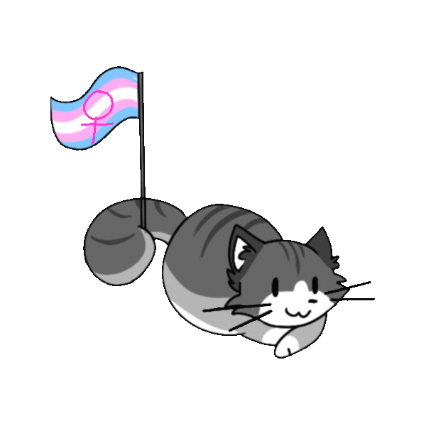 trans female cat Discord emoji — free static PNG download