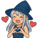 aiko love Discord emoji — free static PNG download