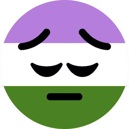 genderqueer pensive Discord emoji — free static PNG download