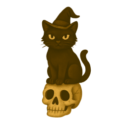 mysteriousblackcat Discord emoji — free static PNG download
