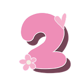 pink two heart flower Discord emoji — free static PNG download
