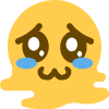 cute melting kawaii Discord emoji — free static PNG download