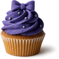 blueberry cupcake Discord emoji — free static PNG download