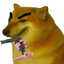 cheems reloadgun Discord emoji — free static PNG download
