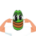 pepeearplugged Discord emoji — free static PNG download