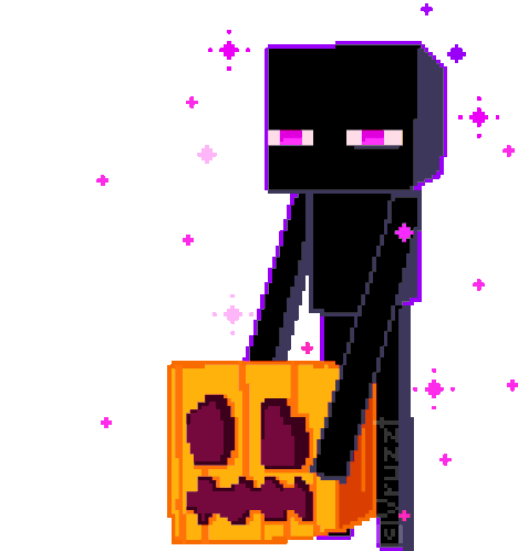minecraft halloween Discord emoji — free animated GIF download